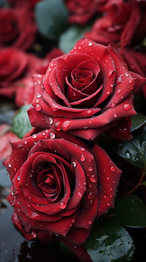 Beautiful Red Rose Flower Aesthetics (68)