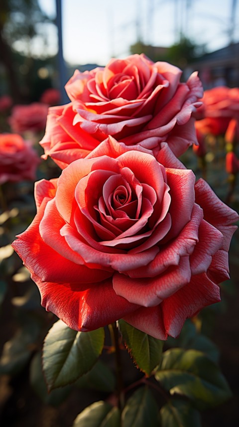 Beautiful Red Rose Flower Aesthetics (93)