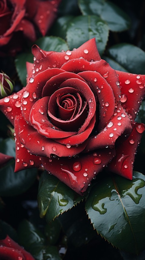 Beautiful Red Rose Flower Aesthetics (58)