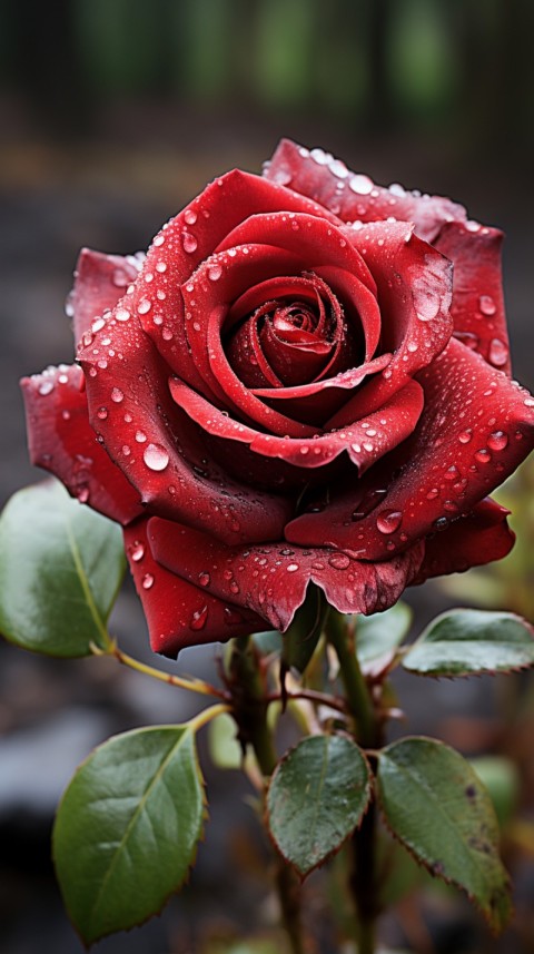 Beautiful Red Rose Flower Aesthetics (148)