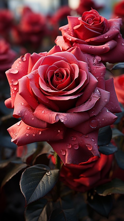 Beautiful Red Rose Flower Aesthetics (136)