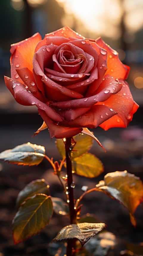Beautiful Red Rose Flower Aesthetics (170)