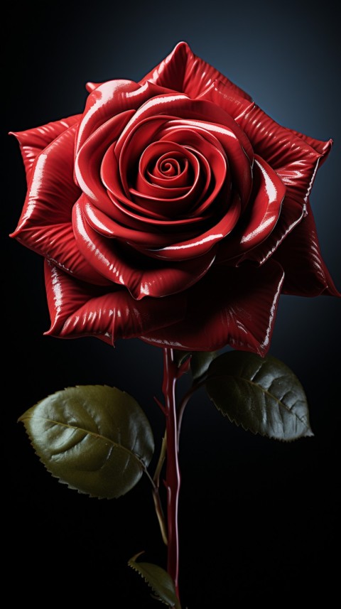 Beautiful Red Rose Flower Aesthetics (163)