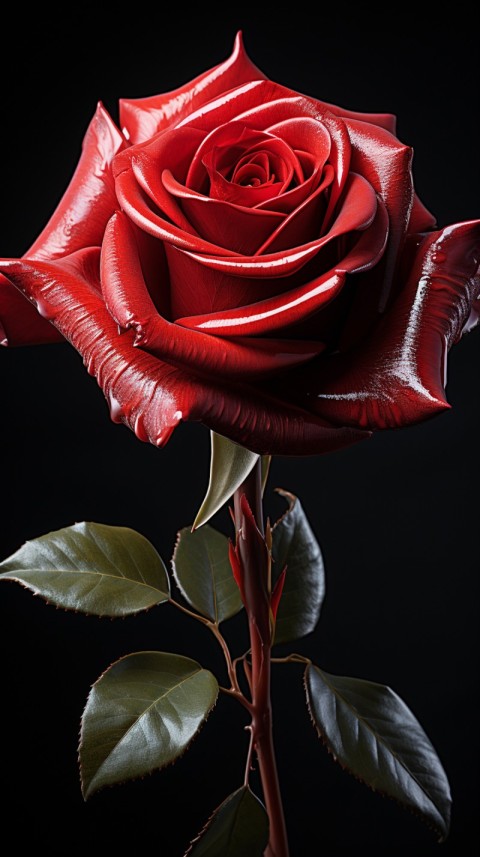 Beautiful Red Rose Flower Aesthetics (181)