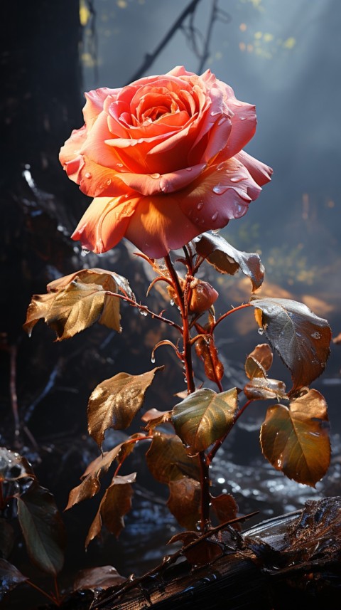 Beautiful Red Rose Flower Aesthetics (173)