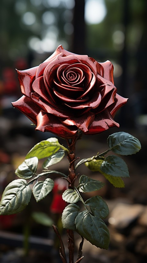 Beautiful Red Rose Flower Aesthetics (159)