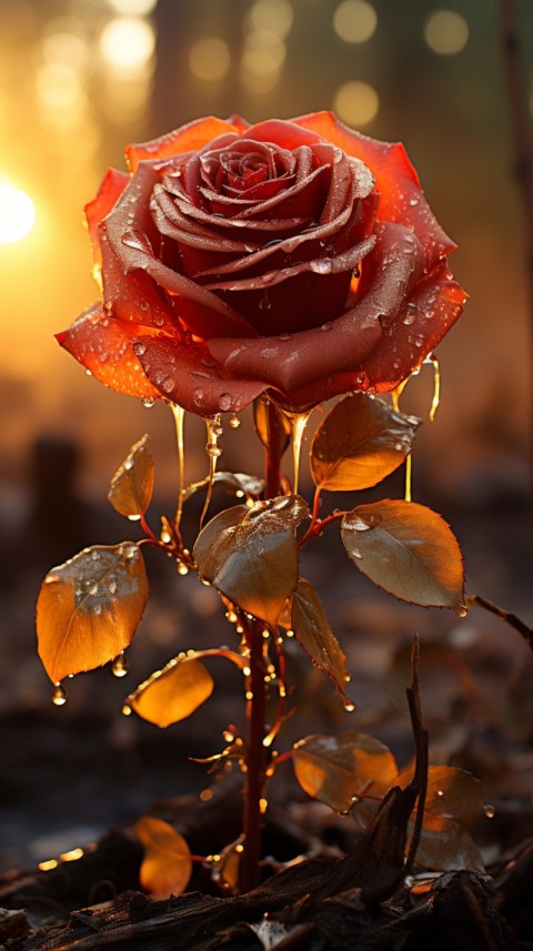 Beautiful Red Rose Flower Aesthetics (169)