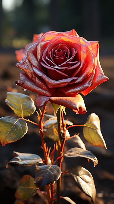 Beautiful Red Rose Flower Aesthetics (168)