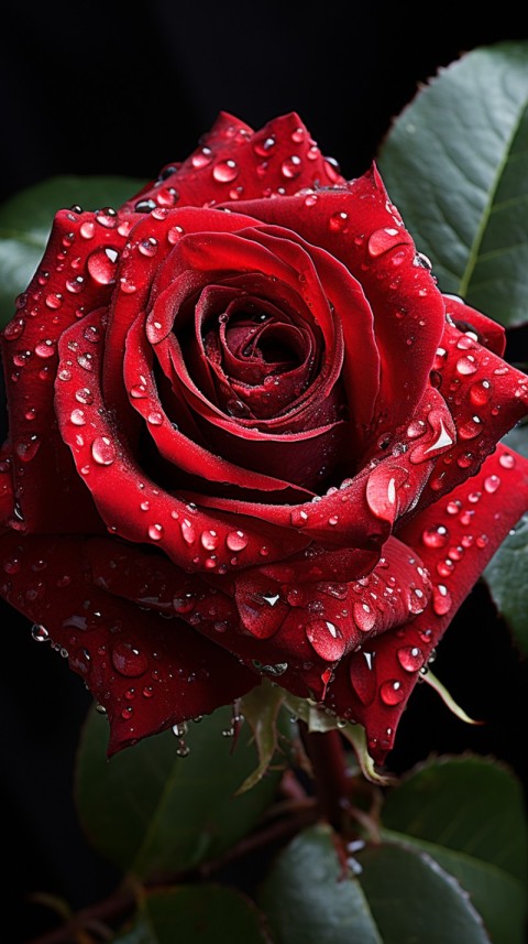 Beautiful Red Rose Flower Aesthetics (175)