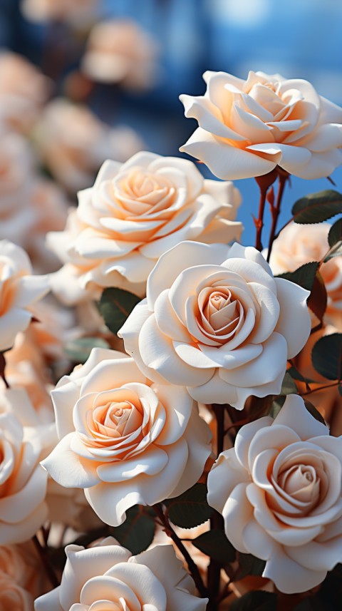 Beautiful White  Rose Flower Aesthetics (12)