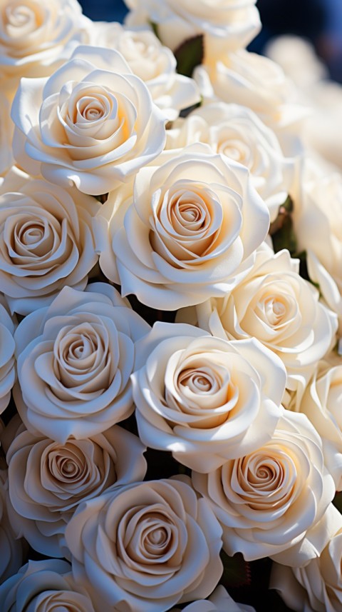 Beautiful White  Rose Flower Aesthetics (5)