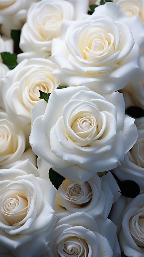 Beautiful White  Rose Flower Aesthetics (66)