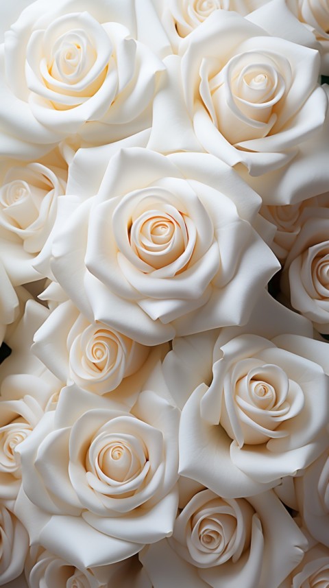 Beautiful White  Rose Flower Aesthetics (99)