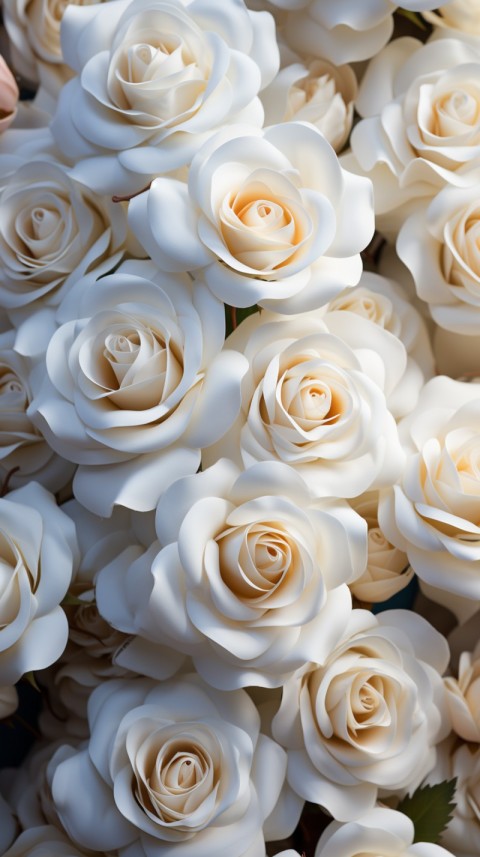 Beautiful White  Rose Flower Aesthetics (98)