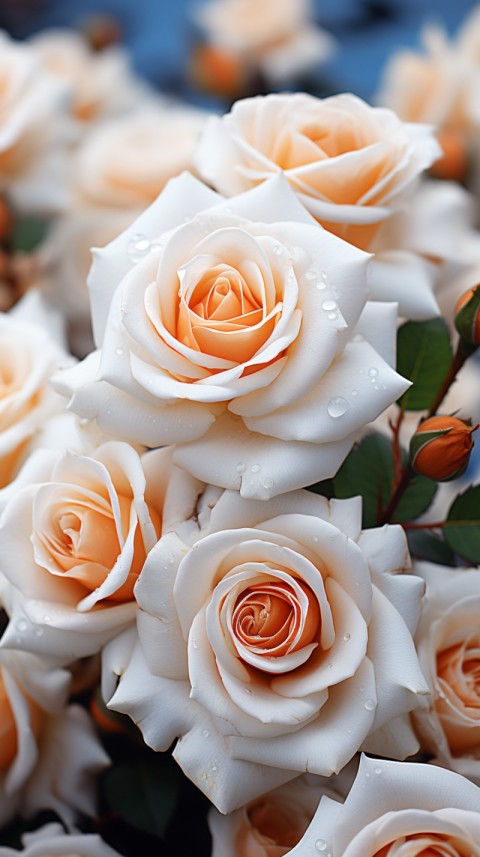 Beautiful White  Rose Flower Aesthetics (82)
