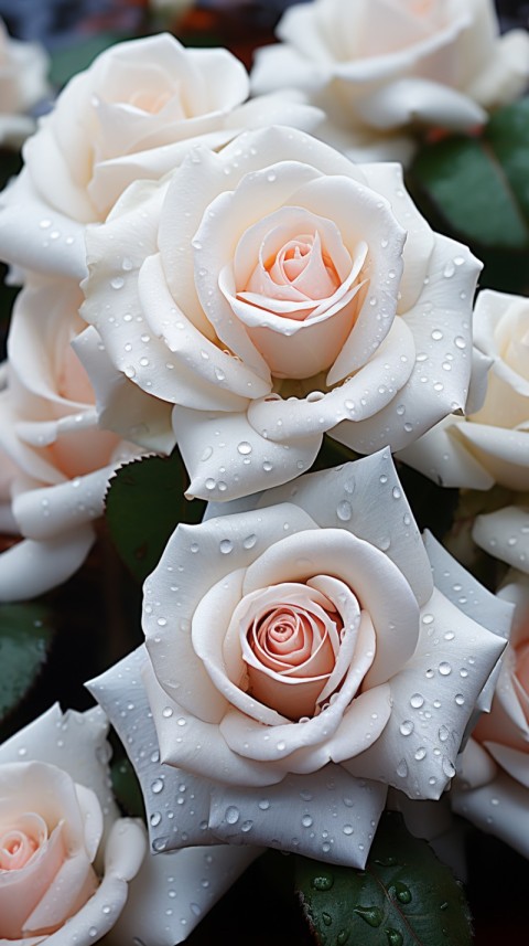 Beautiful White  Rose Flower Aesthetics (62)
