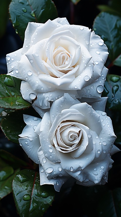 Beautiful White  Rose Flower Aesthetics (86)