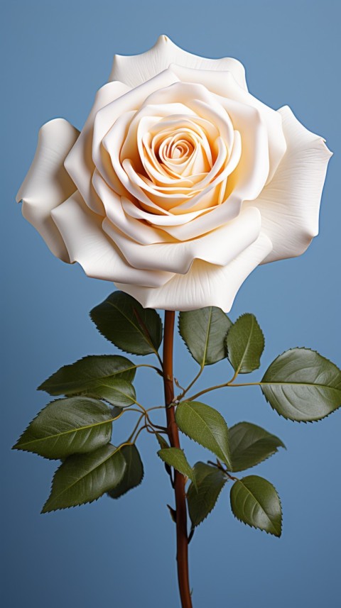 Beautiful White  Rose Flower Aesthetics (107)