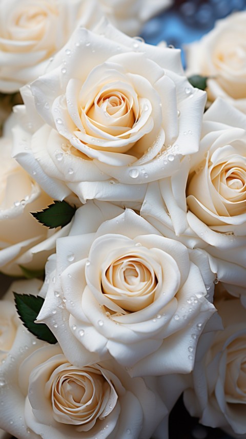 Beautiful White  Rose Flower Aesthetics (129)