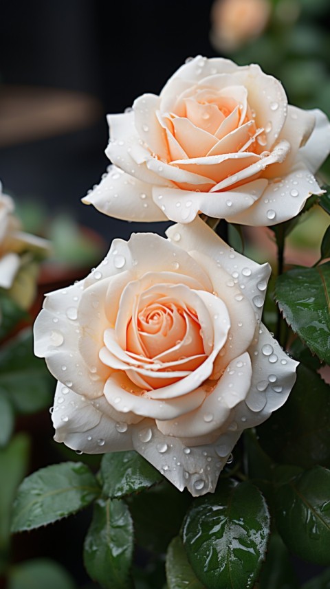 Beautiful White  Rose Flower Aesthetics (112)