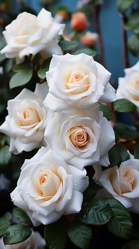 Beautiful White  Rose Flower Aesthetics (160)