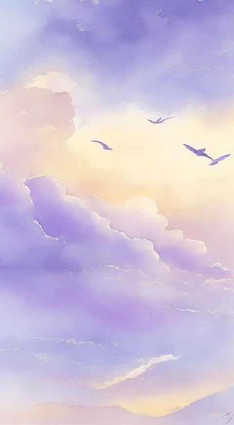 Beautiful Sky Cloud Aesthetic Wallpaper Mobile Background (30)