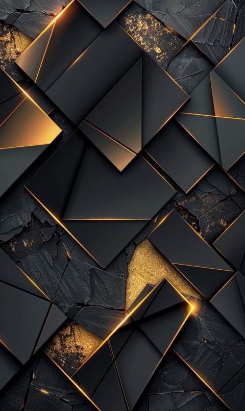 Black and Gold Geometric Pattern Design Theme Abstract Aesthetic (2)