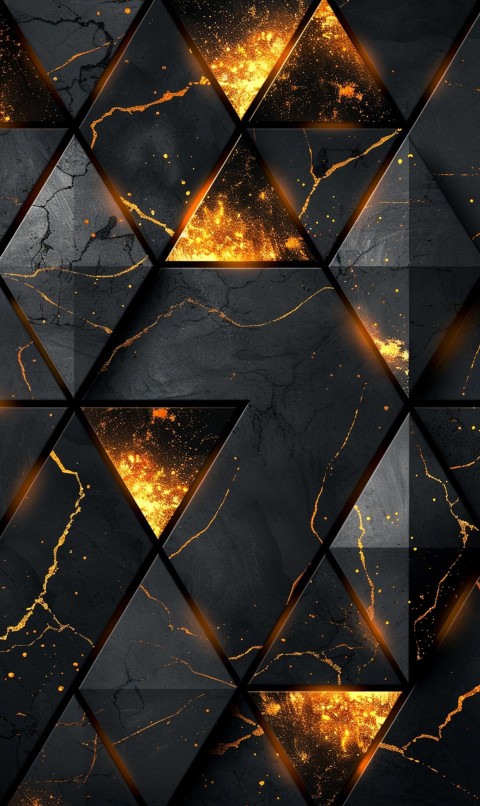 Black and Gold Geometric Pattern Design Theme Abstract Aesthetic (14)
