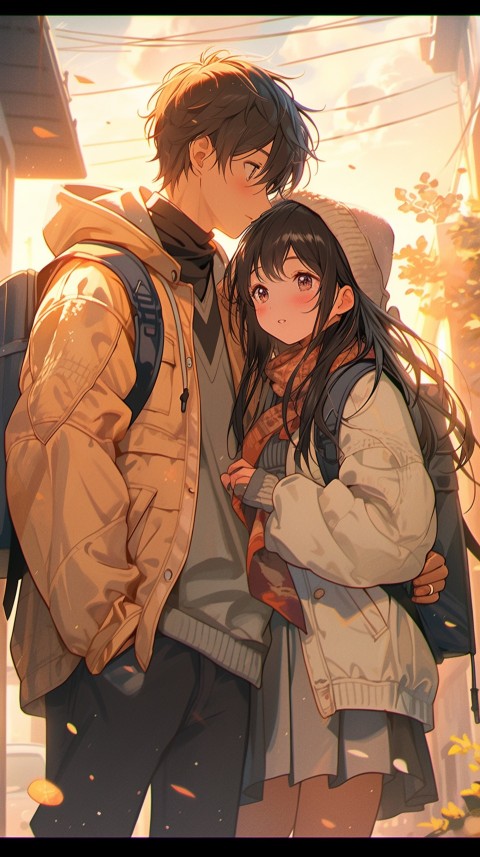 Cute Anime Couple Aesthetic Love  (12)