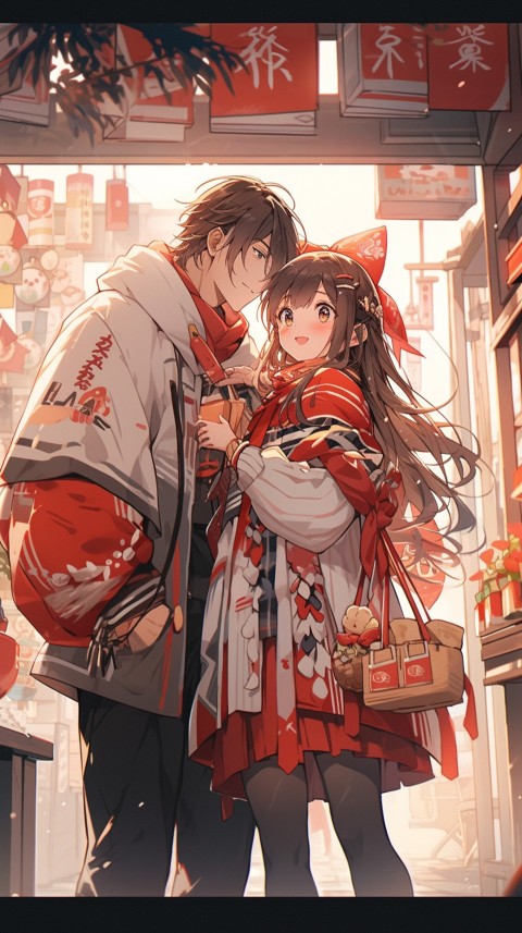 Cute Anime Couple Aesthetic Love  (8)