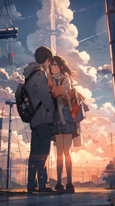 Cute Anime Couple Aesthetic Love  (29)