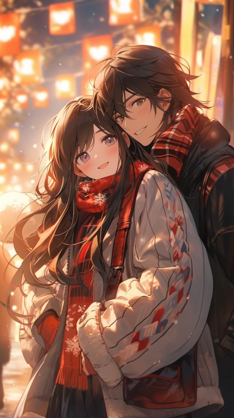 Cute Anime Couple Aesthetic Love  (25)