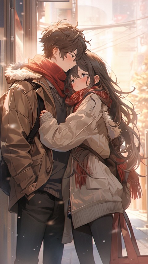 Cute Anime Couple Aesthetic Love  (32)