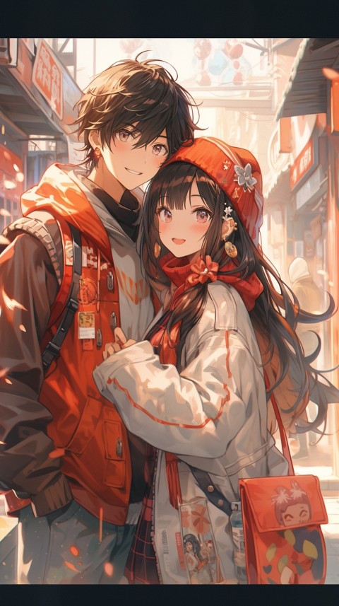 Cute Anime Couple Aesthetic Love  (30)
