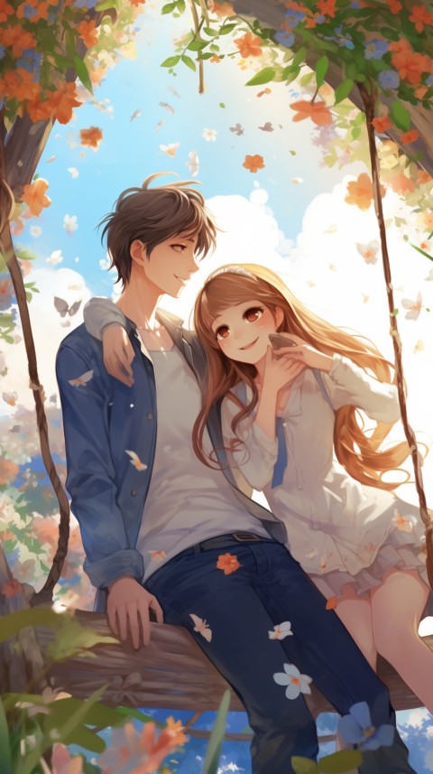 Cute Anime Couple Aesthetic Romantic Feelings (2)