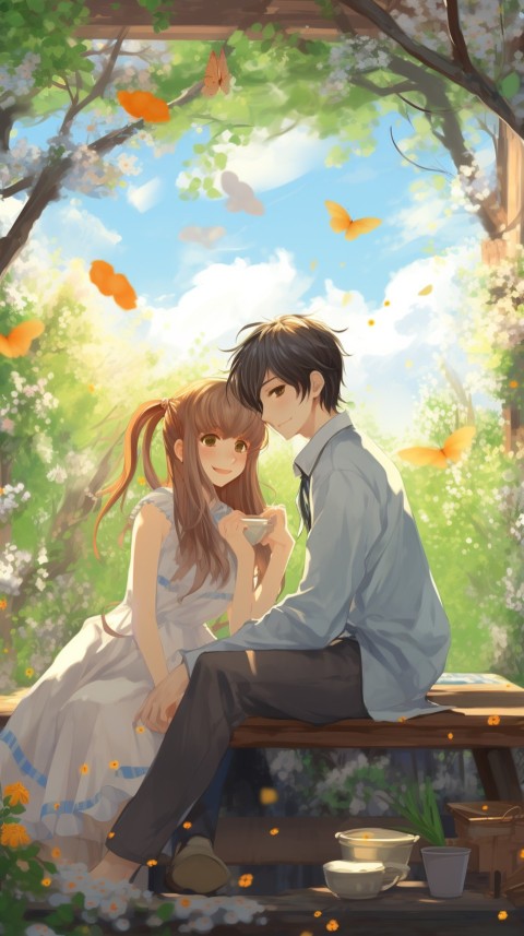 Cute Anime Couple Aesthetic Romantic Feelings (6)