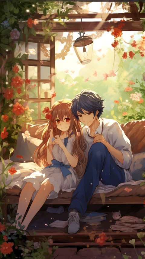 Cute Anime Couple Aesthetic Romantic Feelings (25)