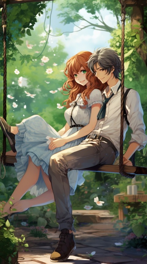 Cute Anime Couple Aesthetic Romantic Feelings (16)