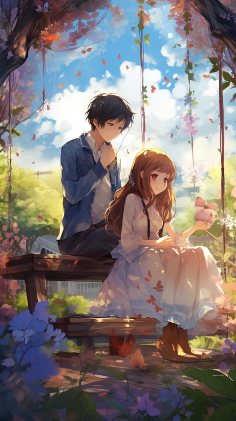 Cute Anime Couple Aesthetic Romantic Feelings (13)