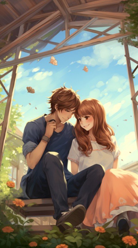 Cute Anime Couple Aesthetic Romantic Feelings (46)
