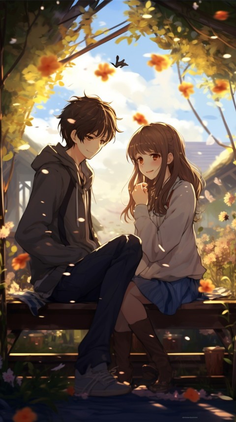 Cute Anime Couple Aesthetic Romantic Feelings (35)
