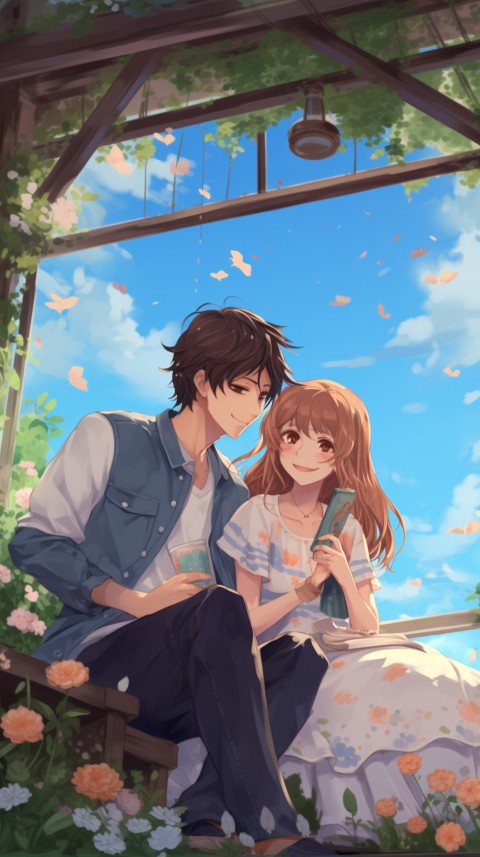 Cute Anime Couple Aesthetic Romantic Feelings (48)