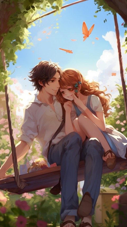 Cute Anime Couple Aesthetic Romantic Feelings (42)