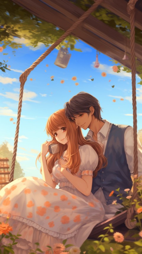 Cute Anime Couple Aesthetic Romantic Feelings (47)