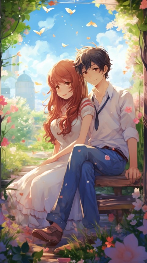 Cute Anime Couple Aesthetic Romantic Feelings (44)