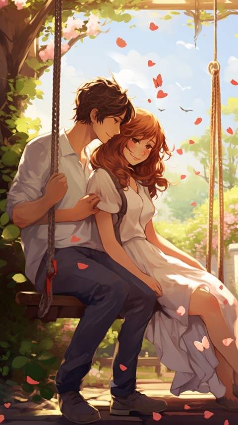 Cute Anime Couple Aesthetic Romantic Feelings (45)