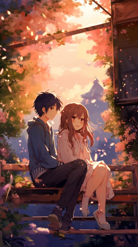 Cute Anime Couple Aesthetic Romantic Feelings (37)