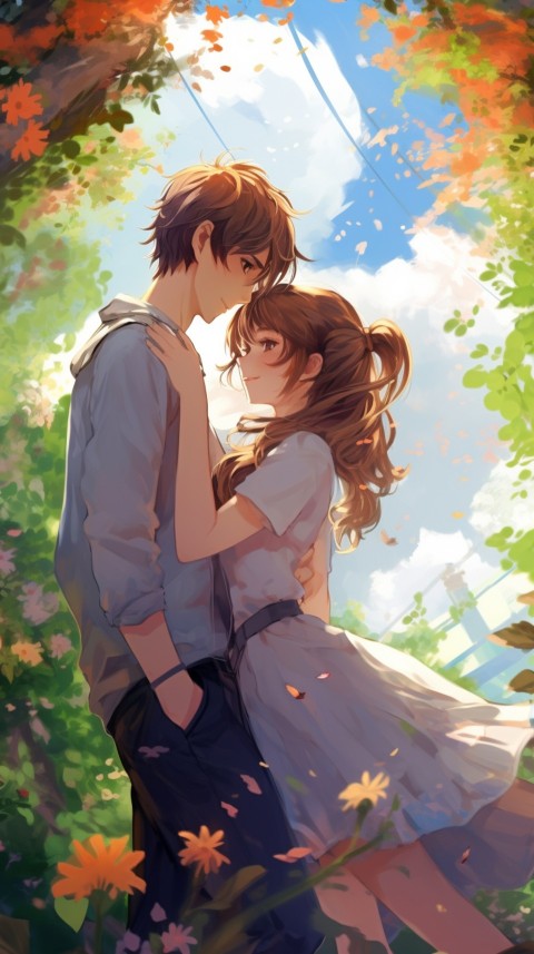 Cute Anime Couple Aesthetic Romantic Feelings (52)