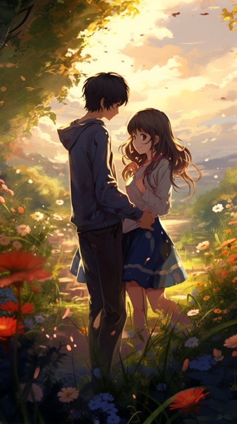 Cute Anime Couple Aesthetic Romantic Feelings (53)