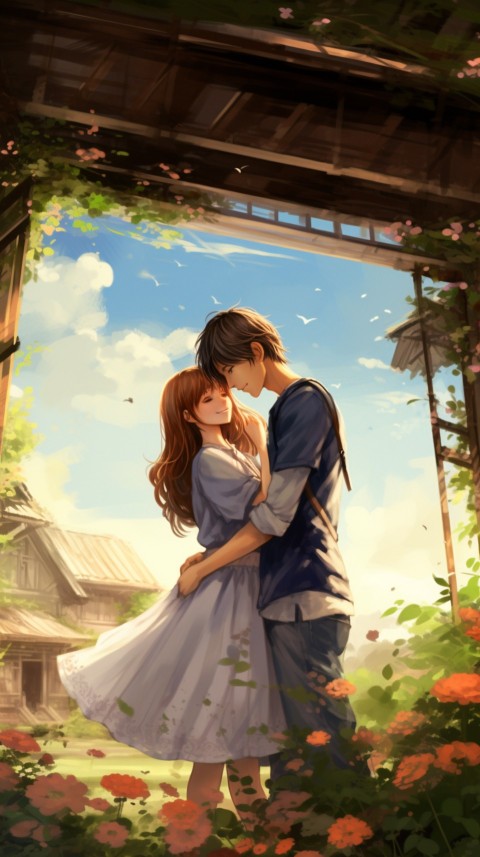 Cute Anime Couple Aesthetic Romantic Feelings (82)